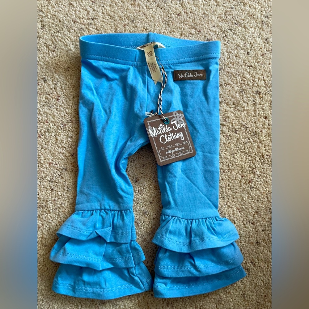 NWT MJ infant girls ruffle pants